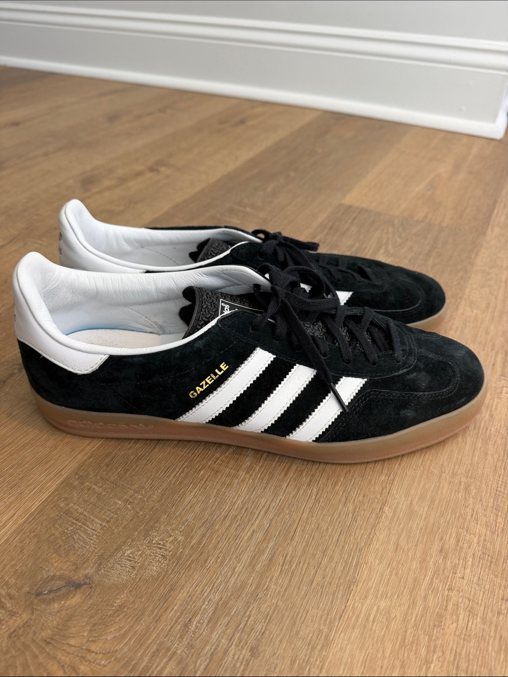 adidas Gazelle Black White Gum Men’s Sneakers
